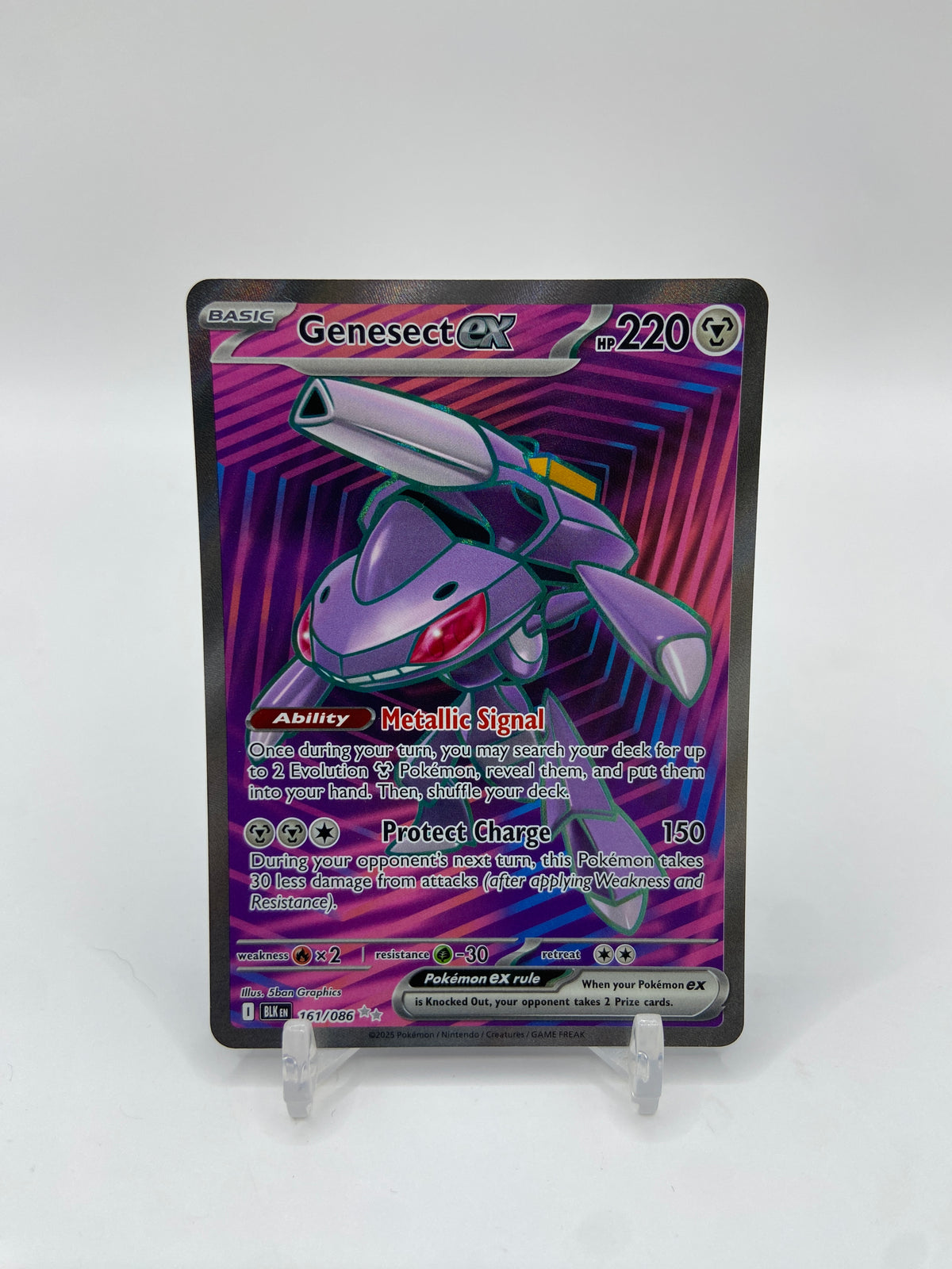 Genesect ex Full Art Black Bolt 161/086