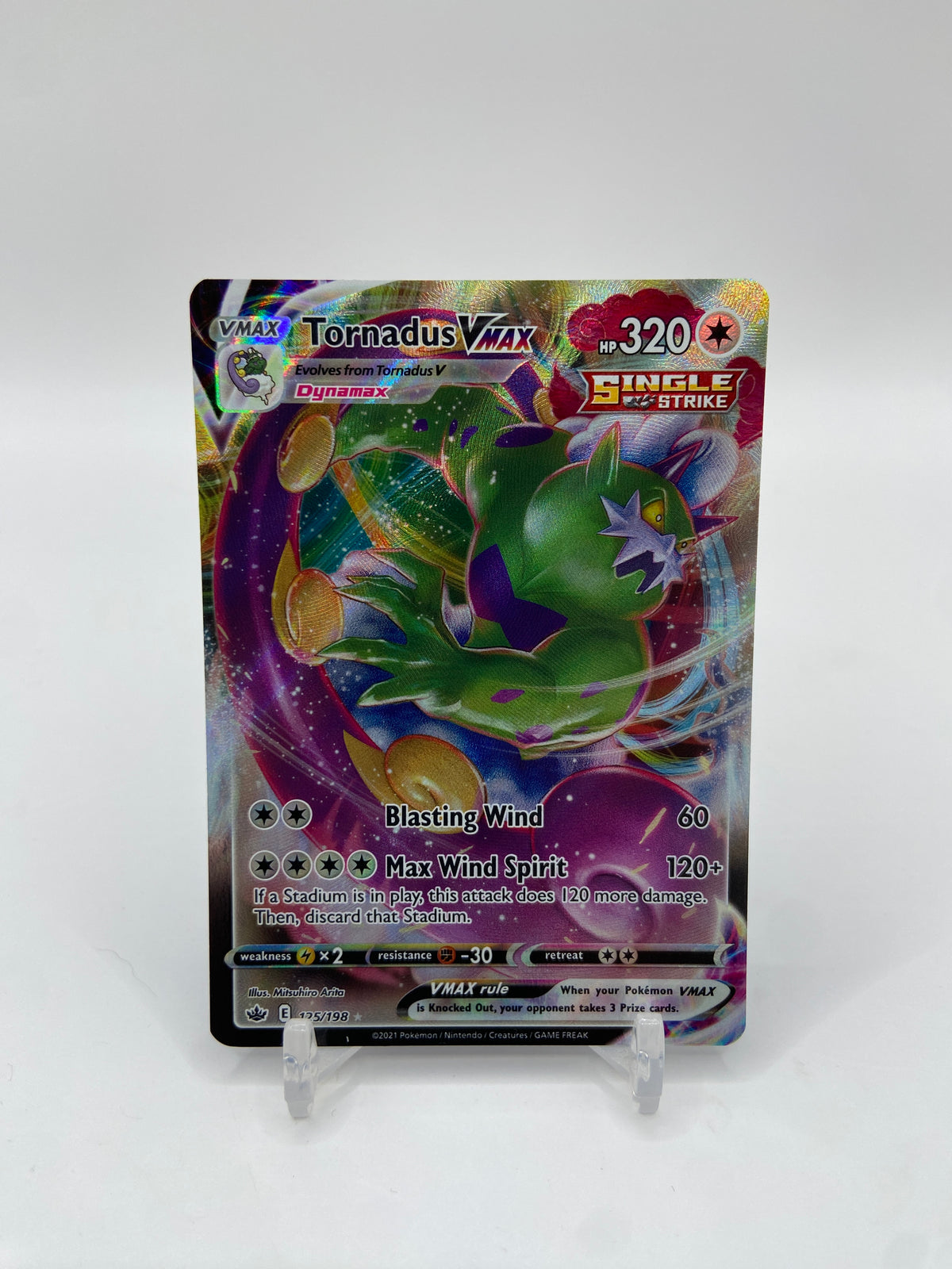 Tornadus VMAX Chilling Reign 125/198