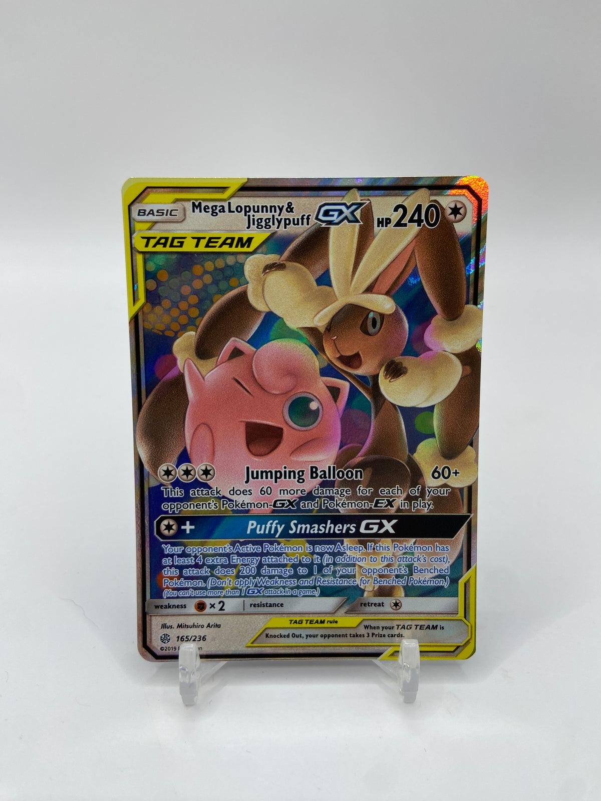 Mega Lopunny & Jigglypuff GX Cosmic Eclipse 165/236