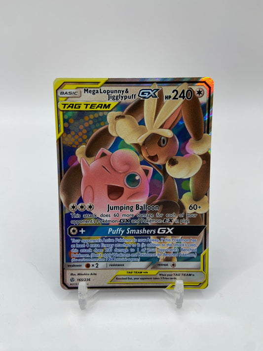 Mega Lopunny & Jigglypuff GX Cosmic Eclipse 165/236