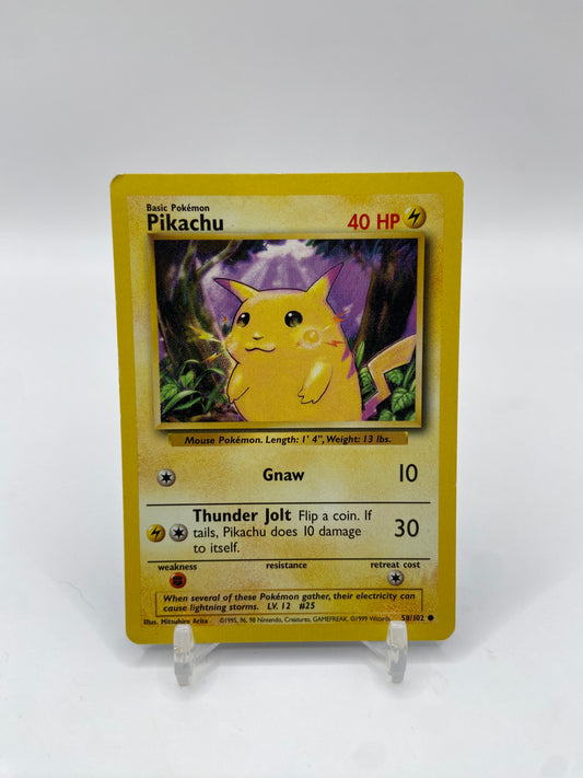 Pikachu Base Set 58/102