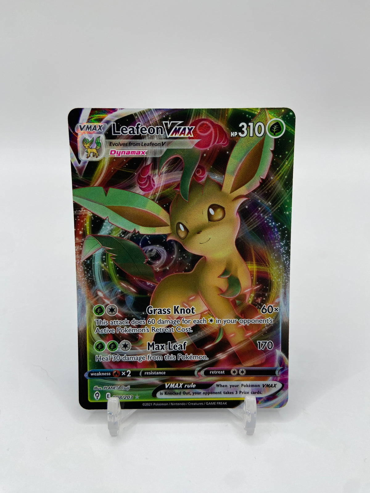 Leafeon VMAX Evolving Skies 008/203