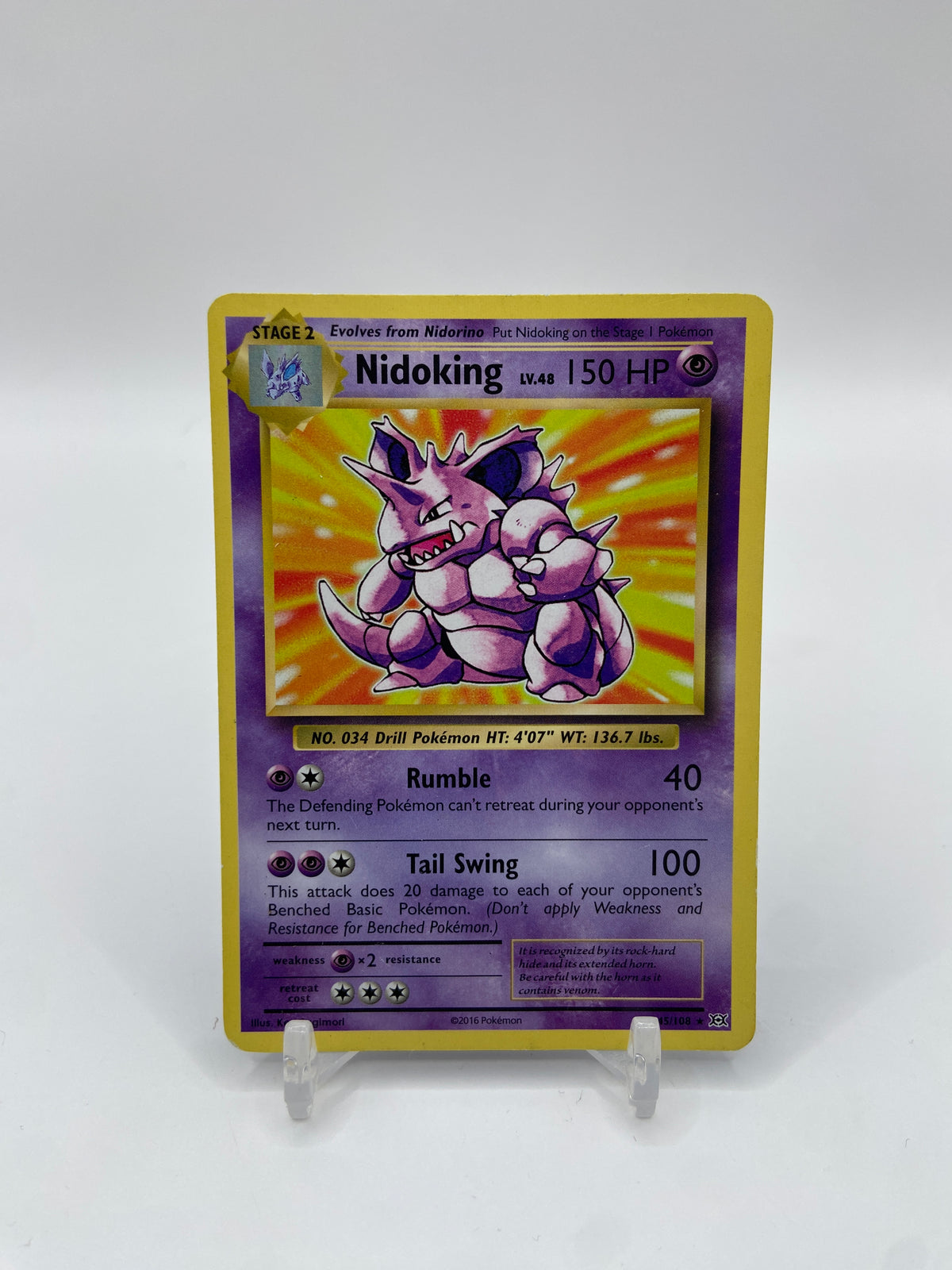 Nidoking Non Holo (XY Evolutions) Deck Exclusives 045/108