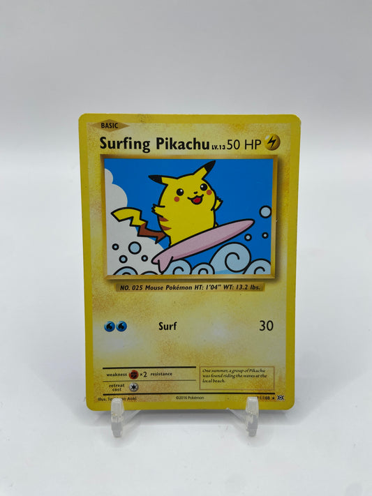 Surfing Pikachu Evolutions Secret Rare 111/108