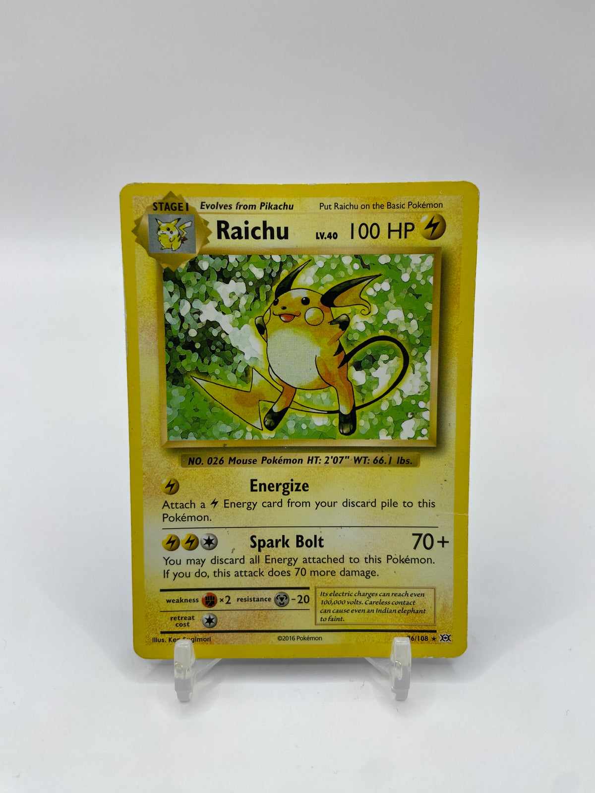 Raichu Non Holo (XY Evolutions) Deck Exclusives 036/108