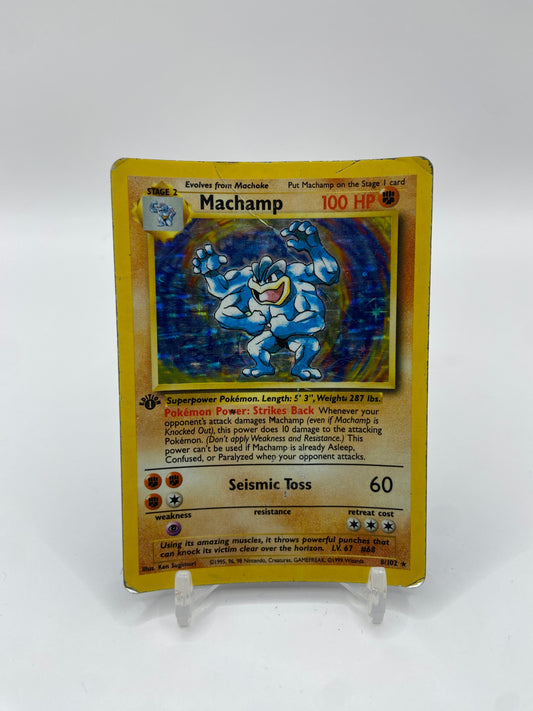 Machamp Holo Base Set 008/102