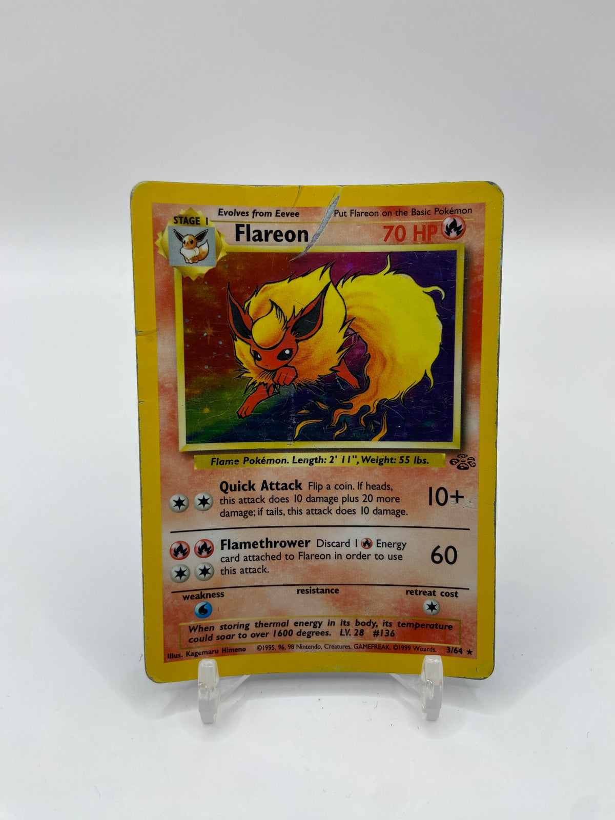 Flareon Holo Jungle Set 3/64