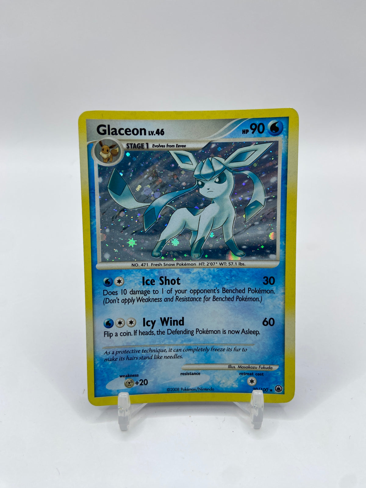 Glaceon Holo (DP Majestic Dawn) Deck Exclusives 020/100