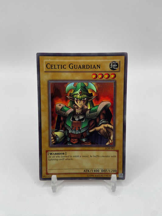 Celtic Guardian Super Rare The Legend of Blue Eyes White Dragon LOB-007