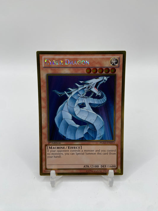 Cyber Dragon Gold Rare Premium Gold PGLD-EN053