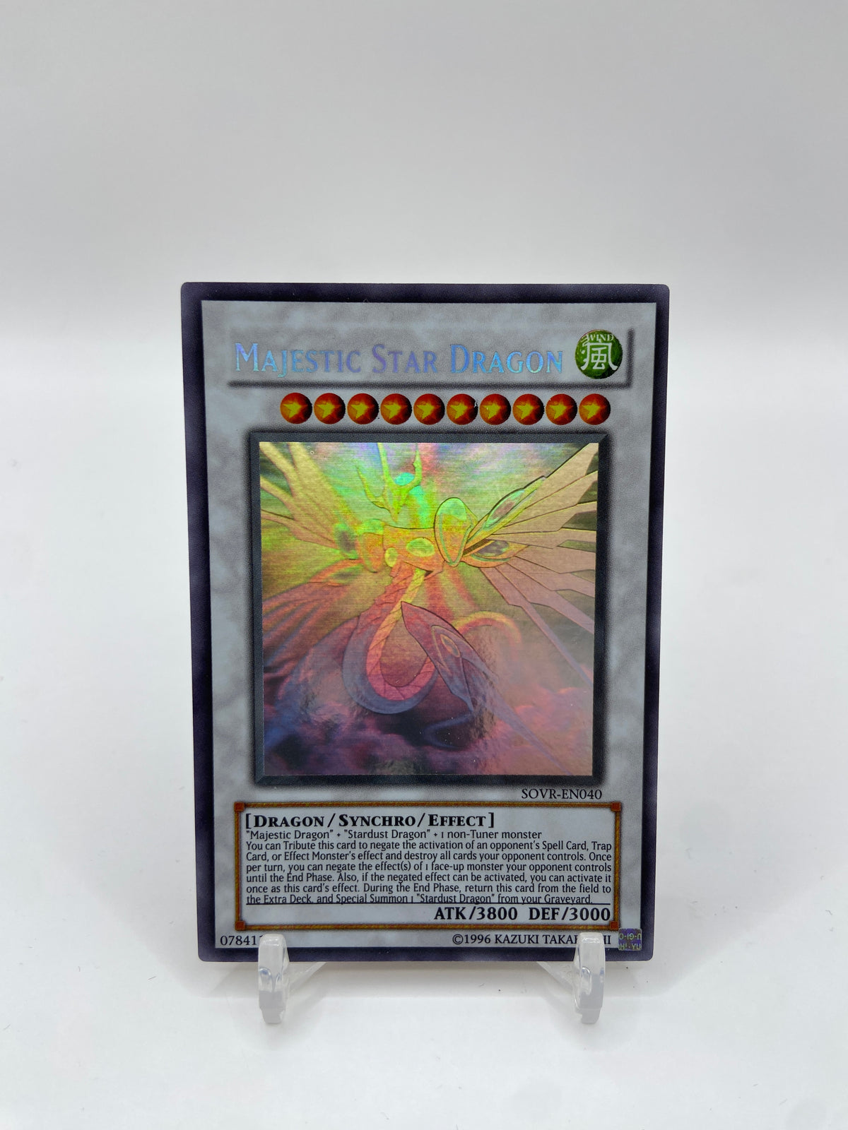 Majestic Star Dragon Ghost Rare Stardust Overdrive SOVR-EN040