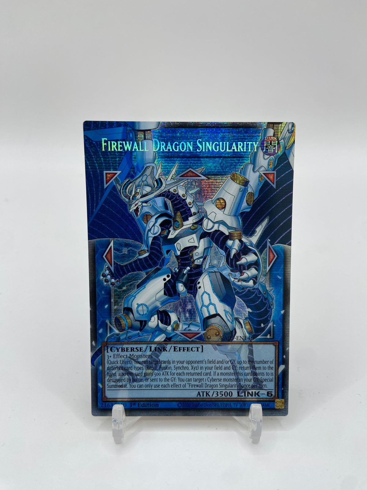 Firewall Dragon Singularity (Over Frame) (Starlight Rare) Rarity Collection 5  RA05-EN146