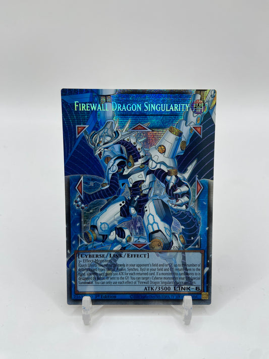 Firewall Dragon Singularity (Over Frame) (Starlight Rare) Rarity Collection 5  RA05-EN146