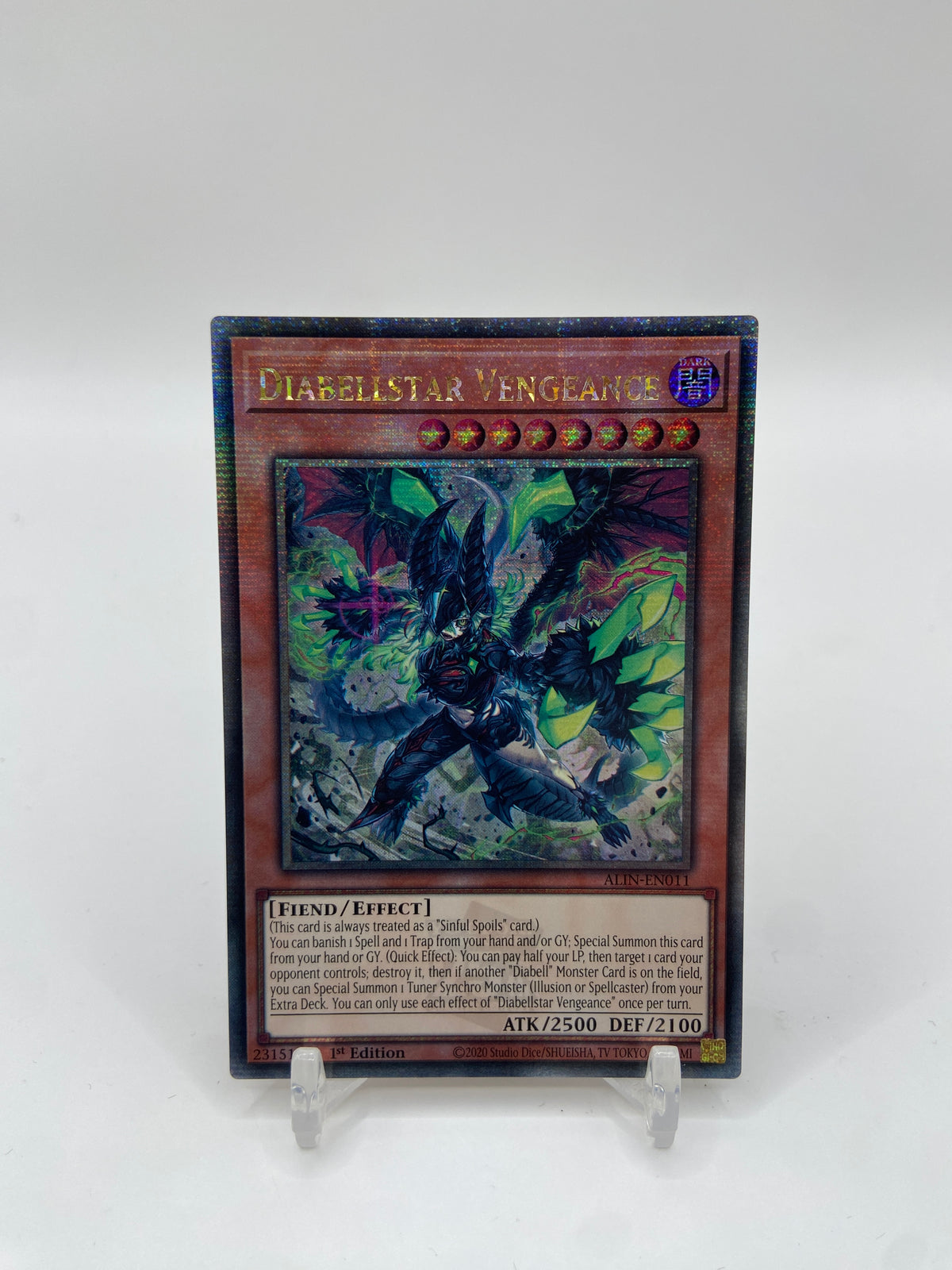 Diabellstar Vengeance (Quarter Century Secret Rare) Alliance Insight  ALIN-EN011
