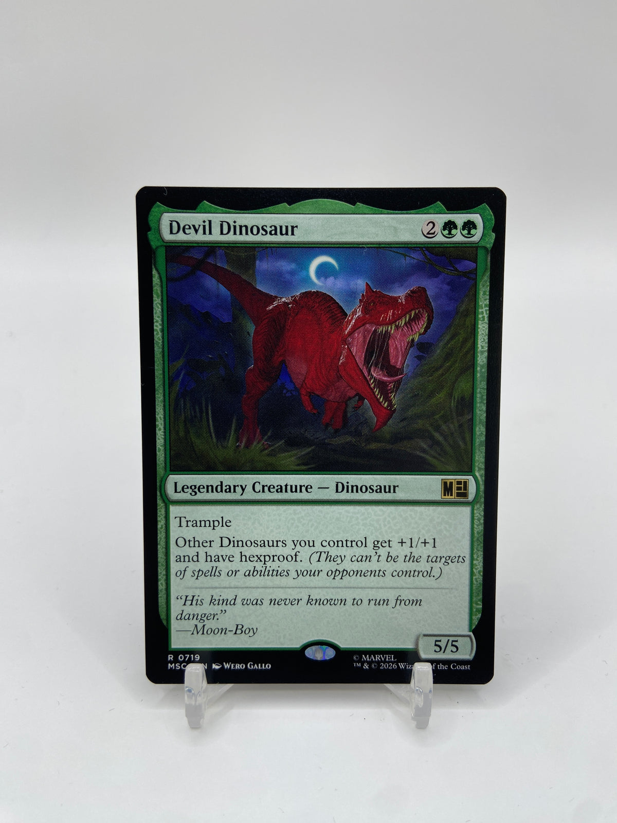Devil Dinosaur Commander: Marvel Super Heroes R 719