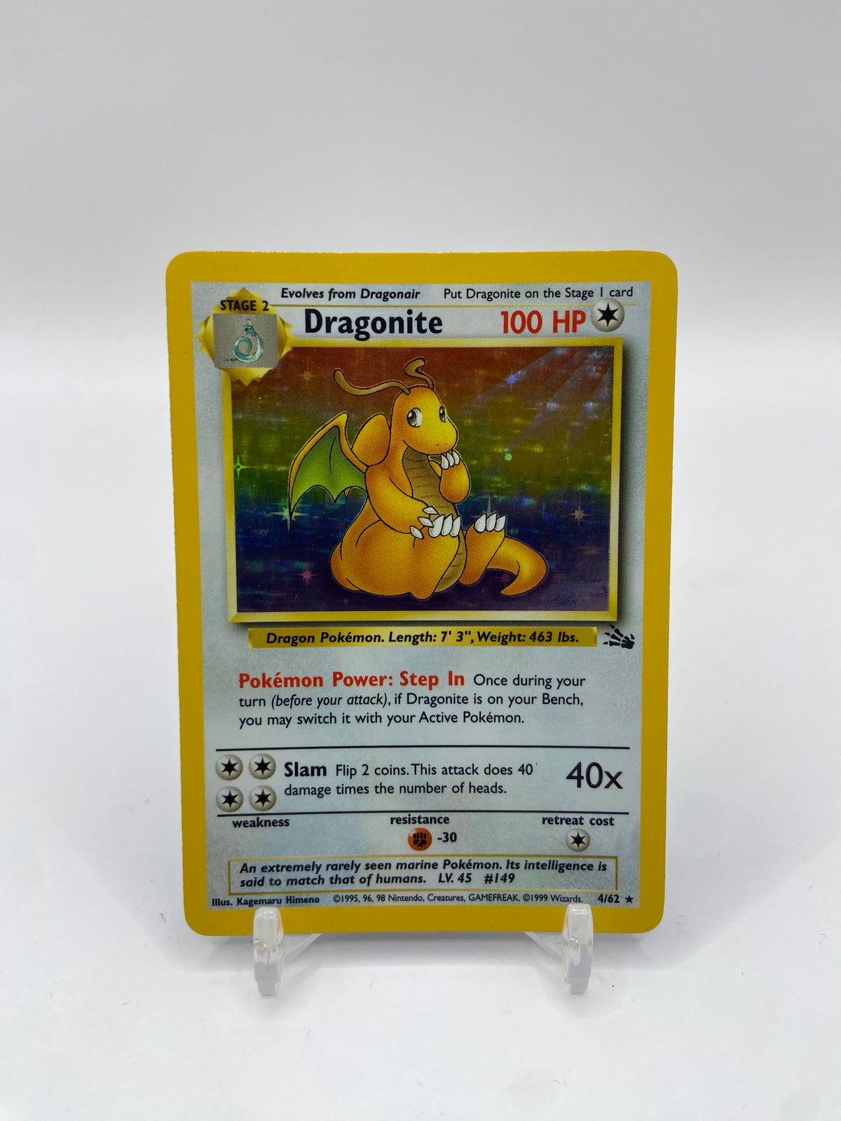 Dragonite Holo Fossil Set 4/62