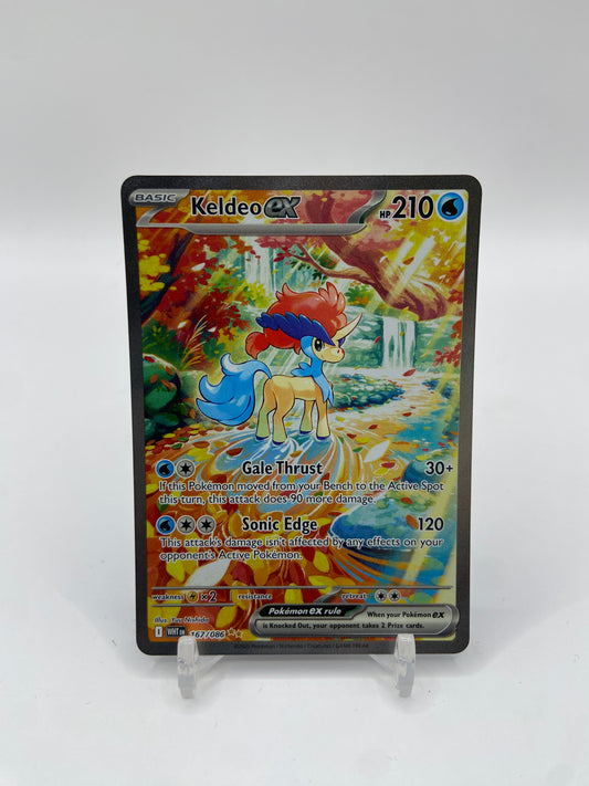 Keldeo ex Alt Art Secret Rare White Flare 167/086