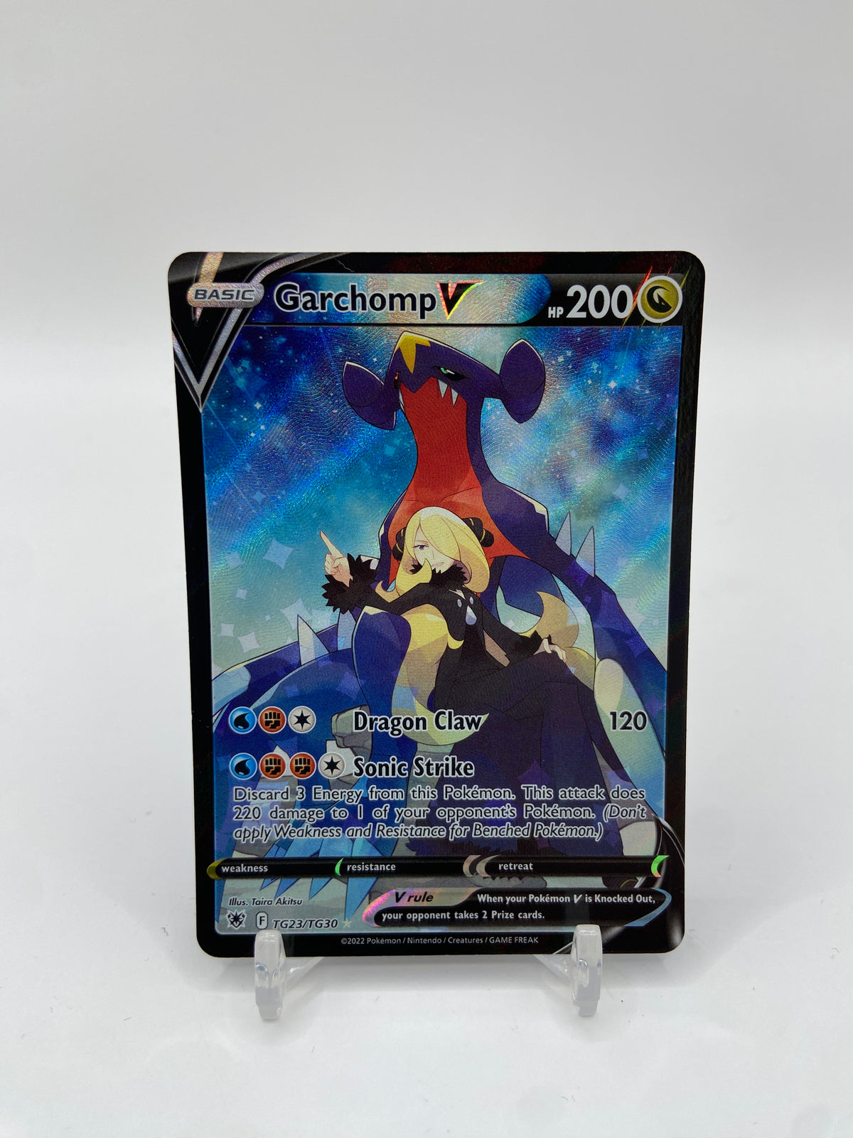 Garchomp V Full Art Astral Radiance TG23/TG30