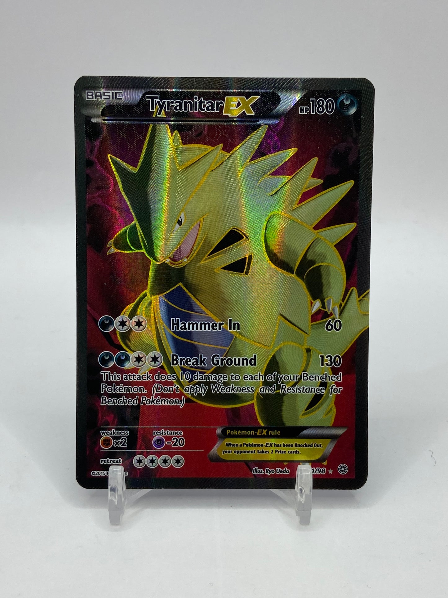 Tyranitar Ex Full Art Ancient Origins 91/98