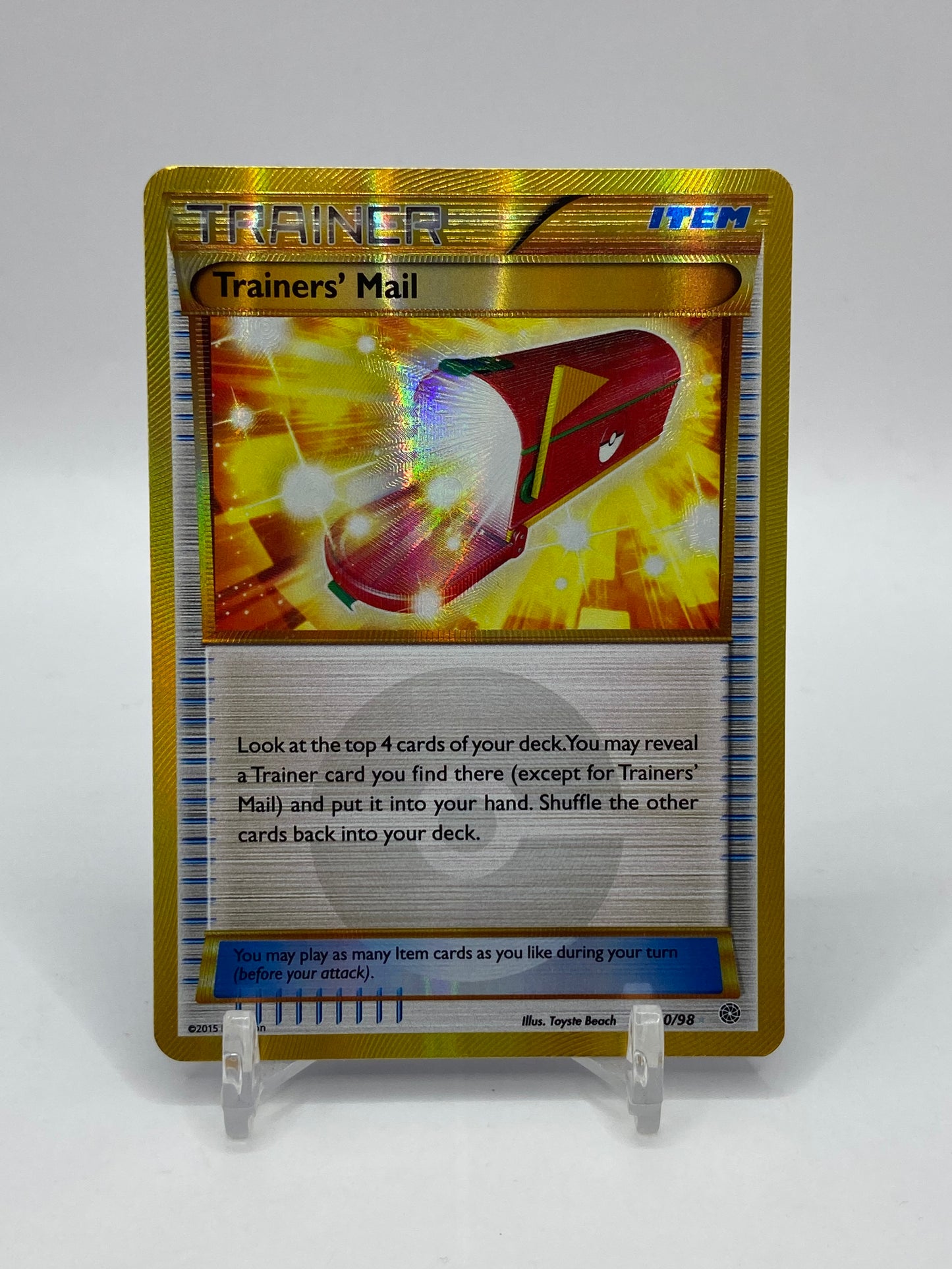 Trainers Mail Secret Rare Ancient Origins 100/98