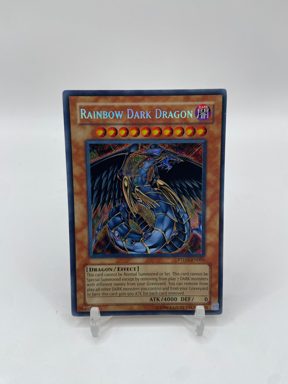 Rainbow Dark Dragon Secret Rare Phantom Darkness PTDN-EN003
