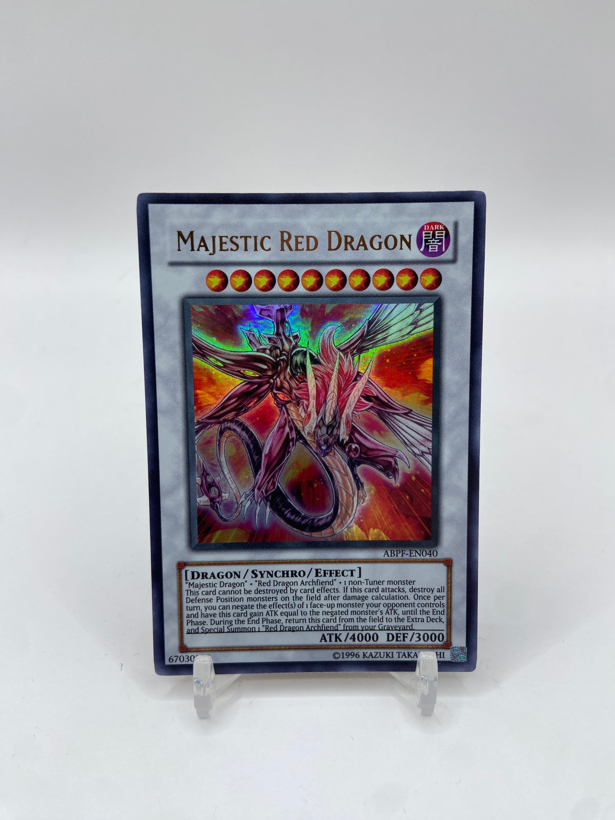 Majestic Red Dragon Ultra Rare Absolute Powerforce  ABPF-EN040