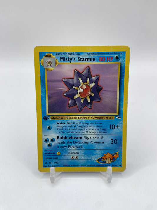 Misty's Starmie 1st Edition Gym Heroes 56/132