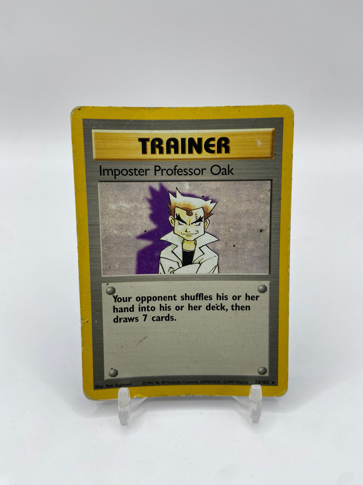 Imposter Professor Oak Rare Base Set 75/102