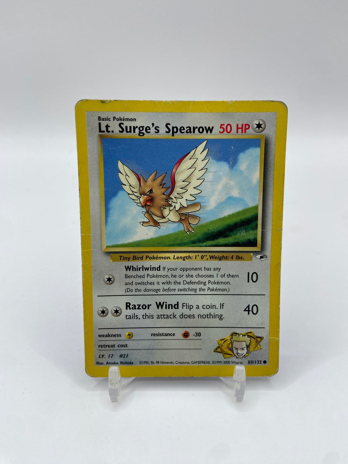 Lt. Surge's Spearow Gym Heroes 83/132