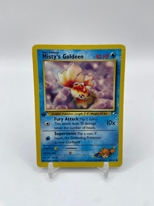 Misty's Goldeen 1st Edition Gym Heroes 85/132