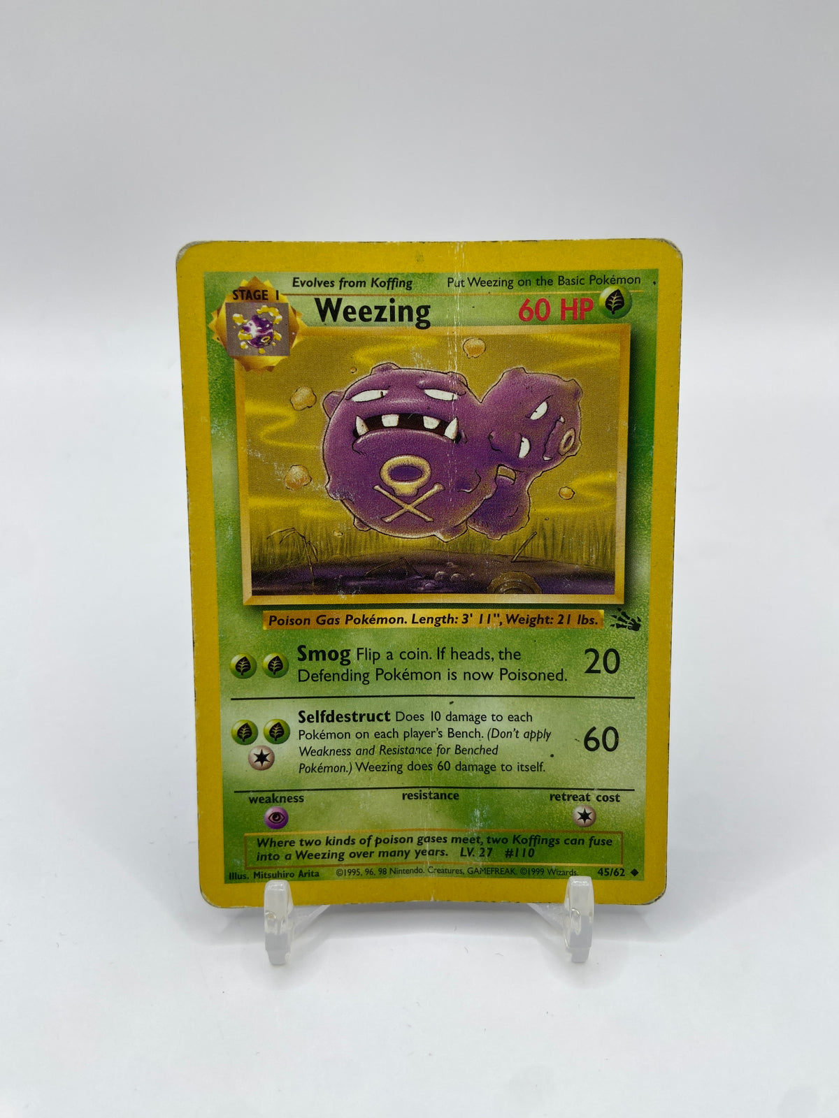 Weezing Fossil Set 45/62