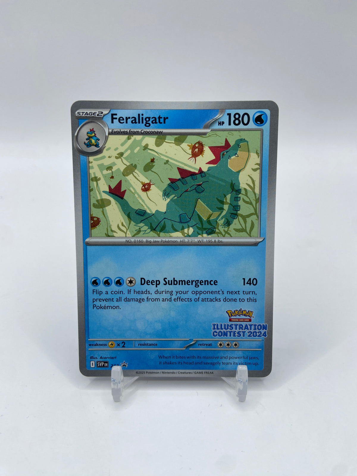 Feraligatr (Illustration Contest 2024) Scarlet & Violet Promo 213