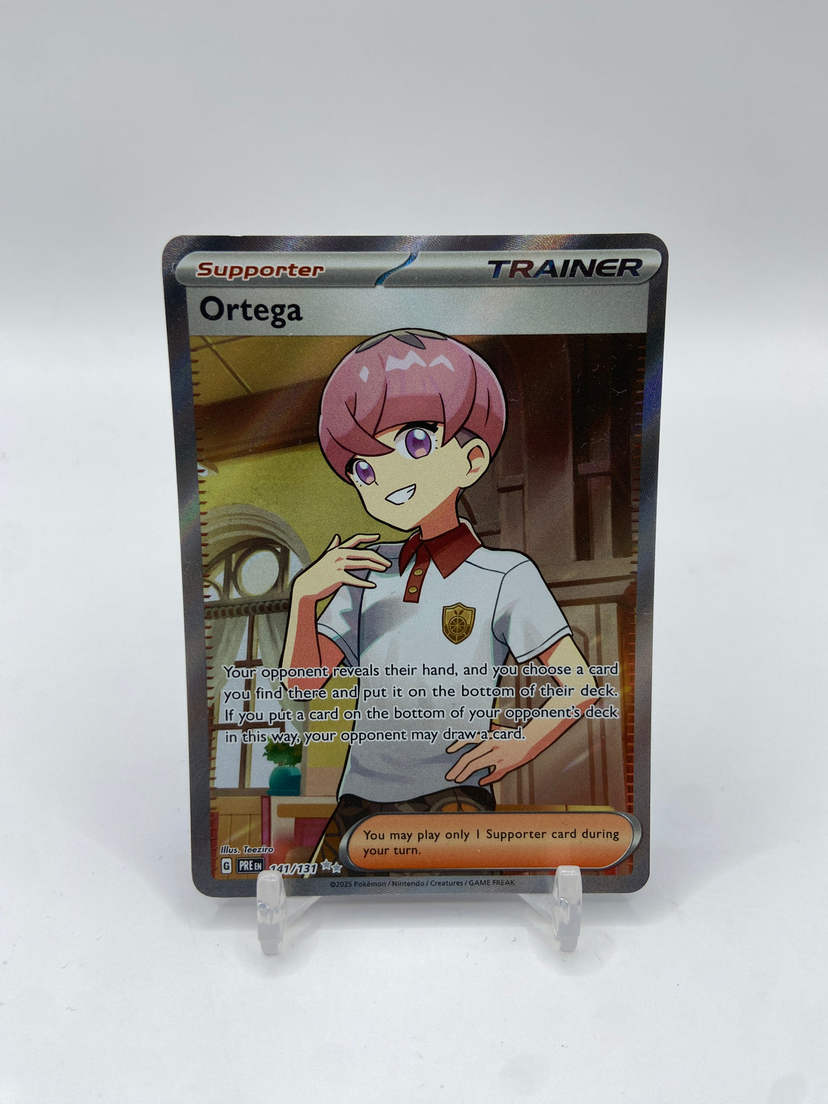 Ortega Full Art Prismatic Evolutions 141/131