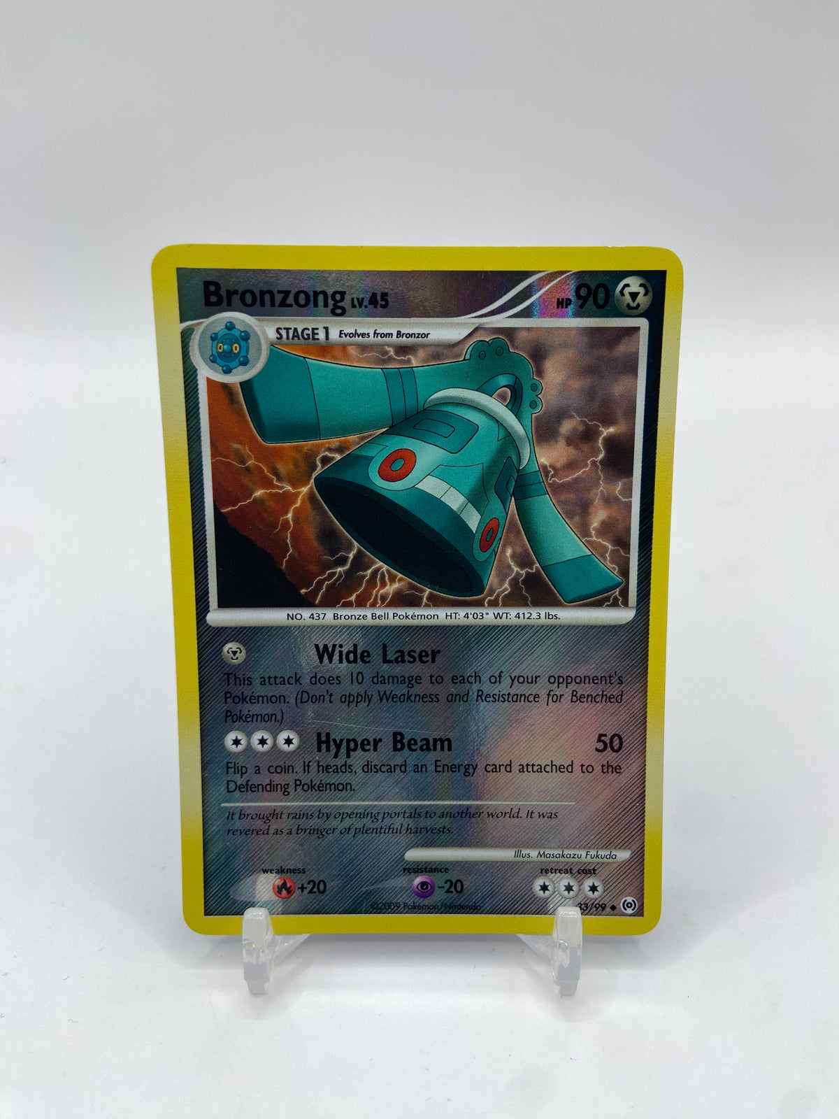 Bronzong Reverse Holo Platinum Arceus 33/99