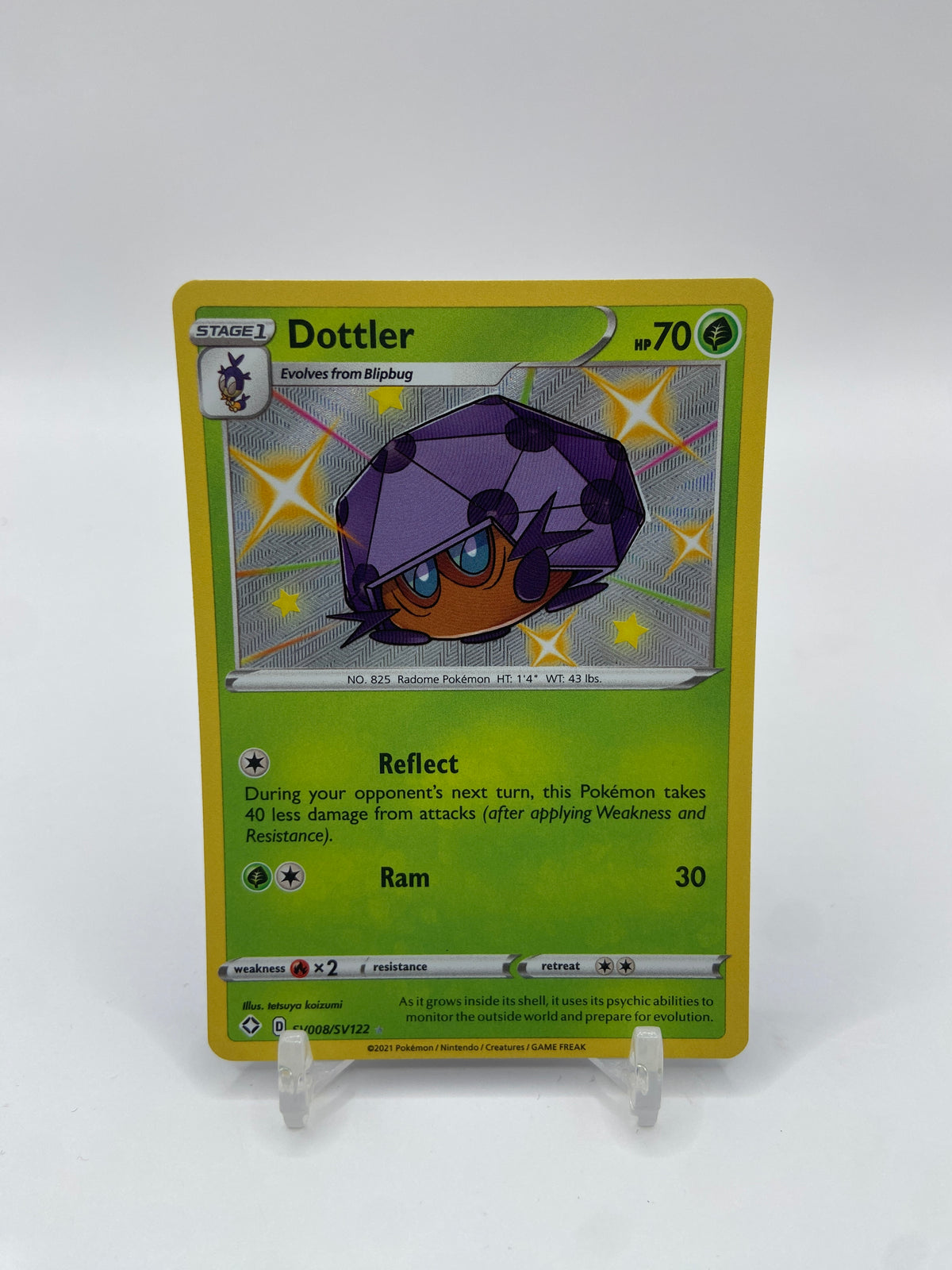 Dottler Shiny Shining Fates SV008/SV122