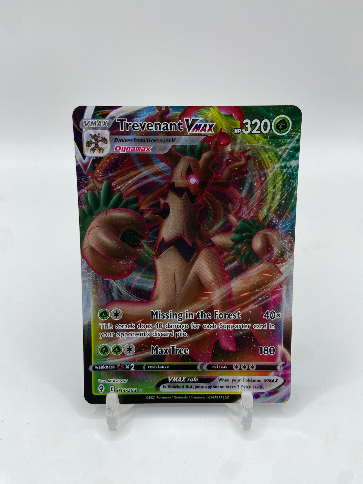 Trevenant VMAX Evolving Skies 014/203