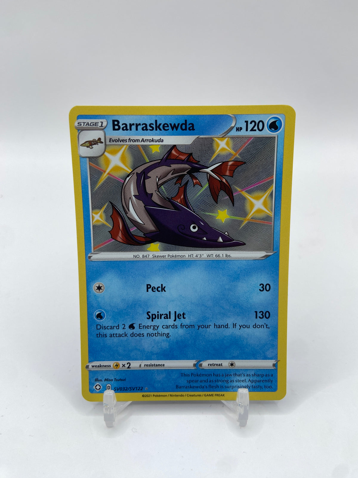 Barraskewda Shiny Shining Fates SV032/SV122