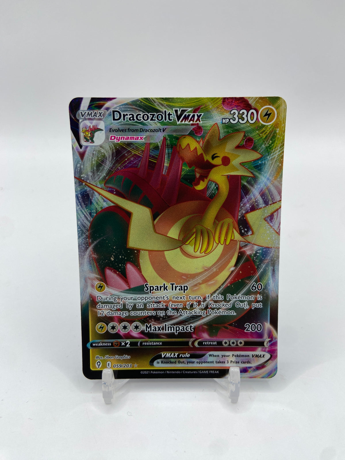 Dracozolt VMAX Evolving Skies 059/203