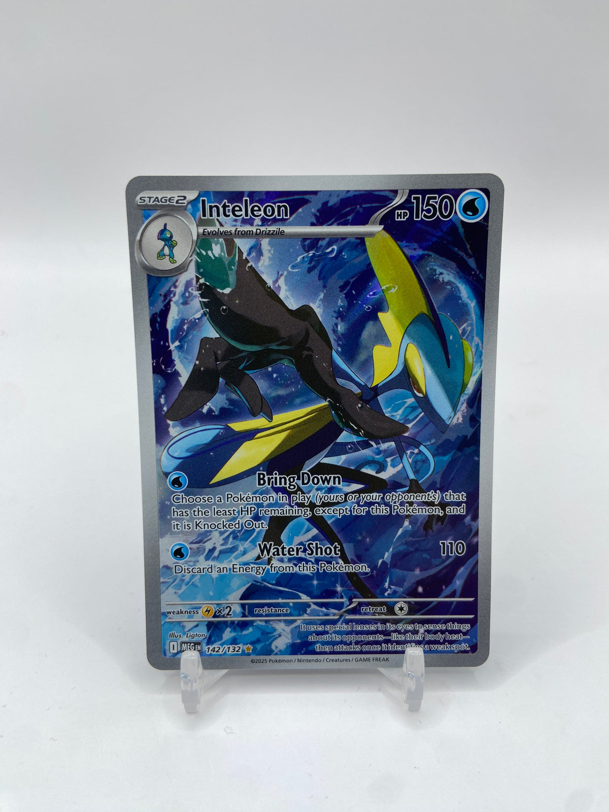 Inteleon Art Rare Full Art Mega Evolution 142/132