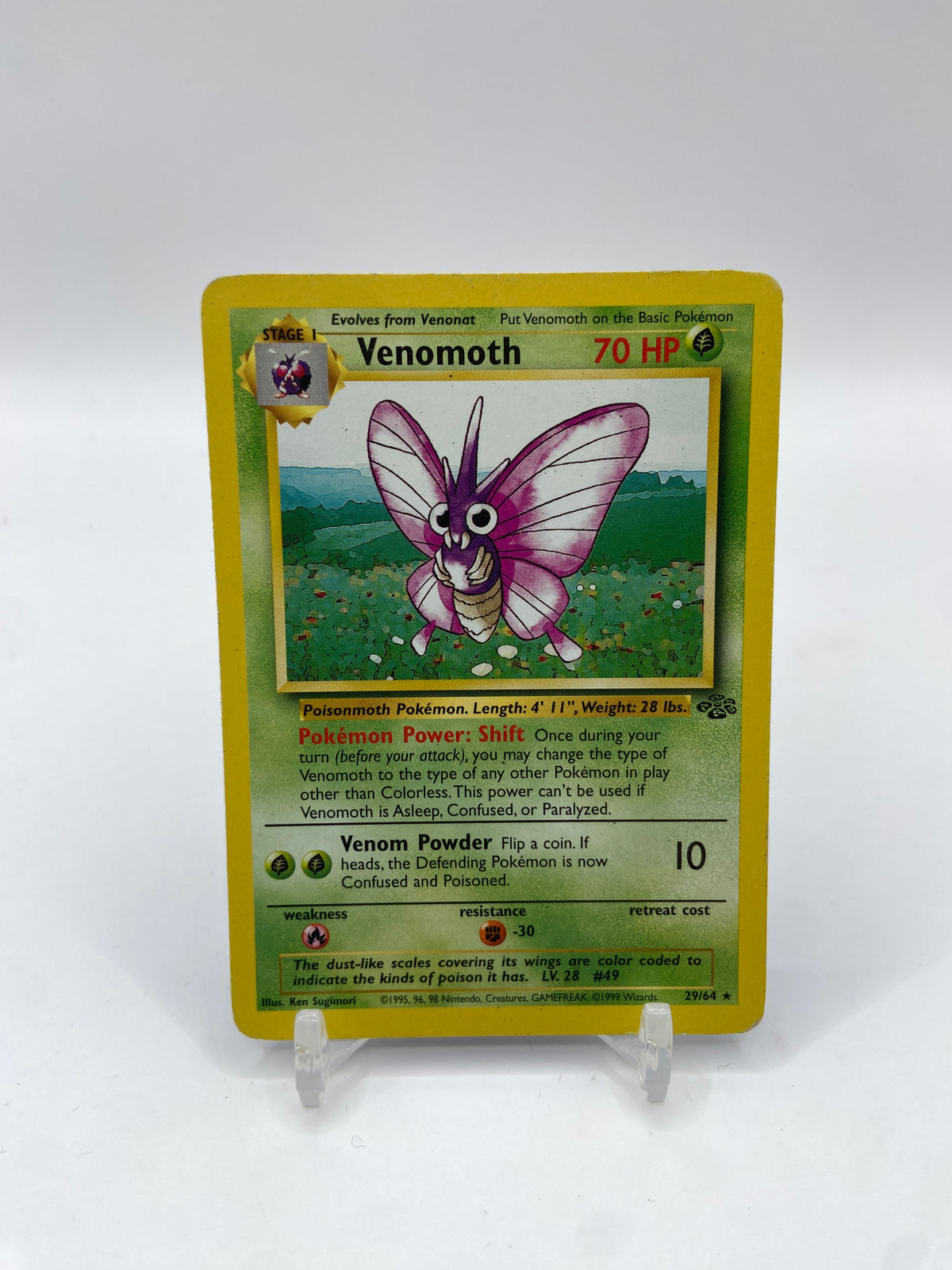 Venomoth Rare Jungle Set 29/64