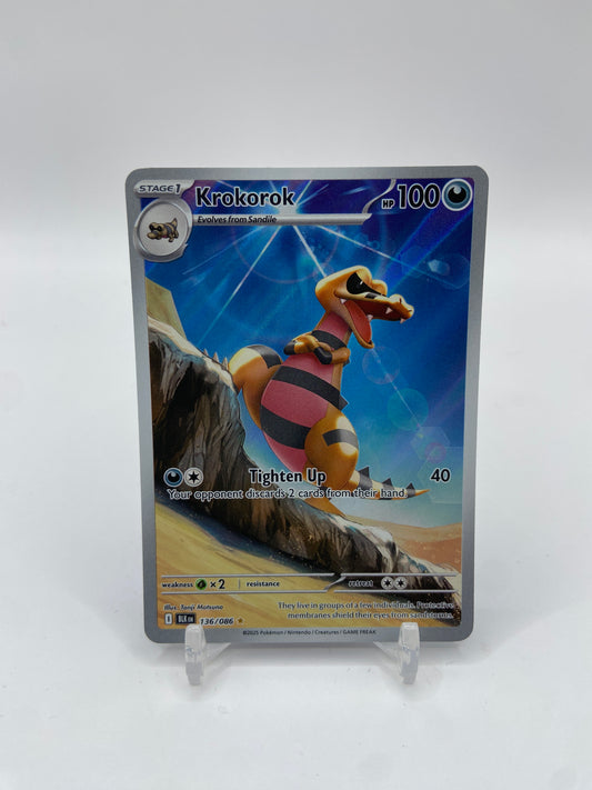 Krokorok Art Rare Full Art Black Bolt 136/086