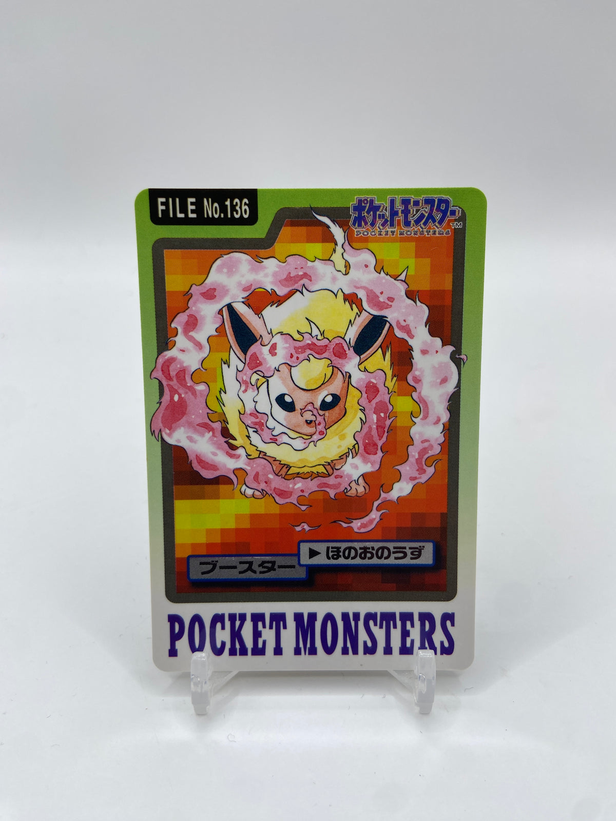 Flareon (JP) Pokemon Monsters Carddass 136