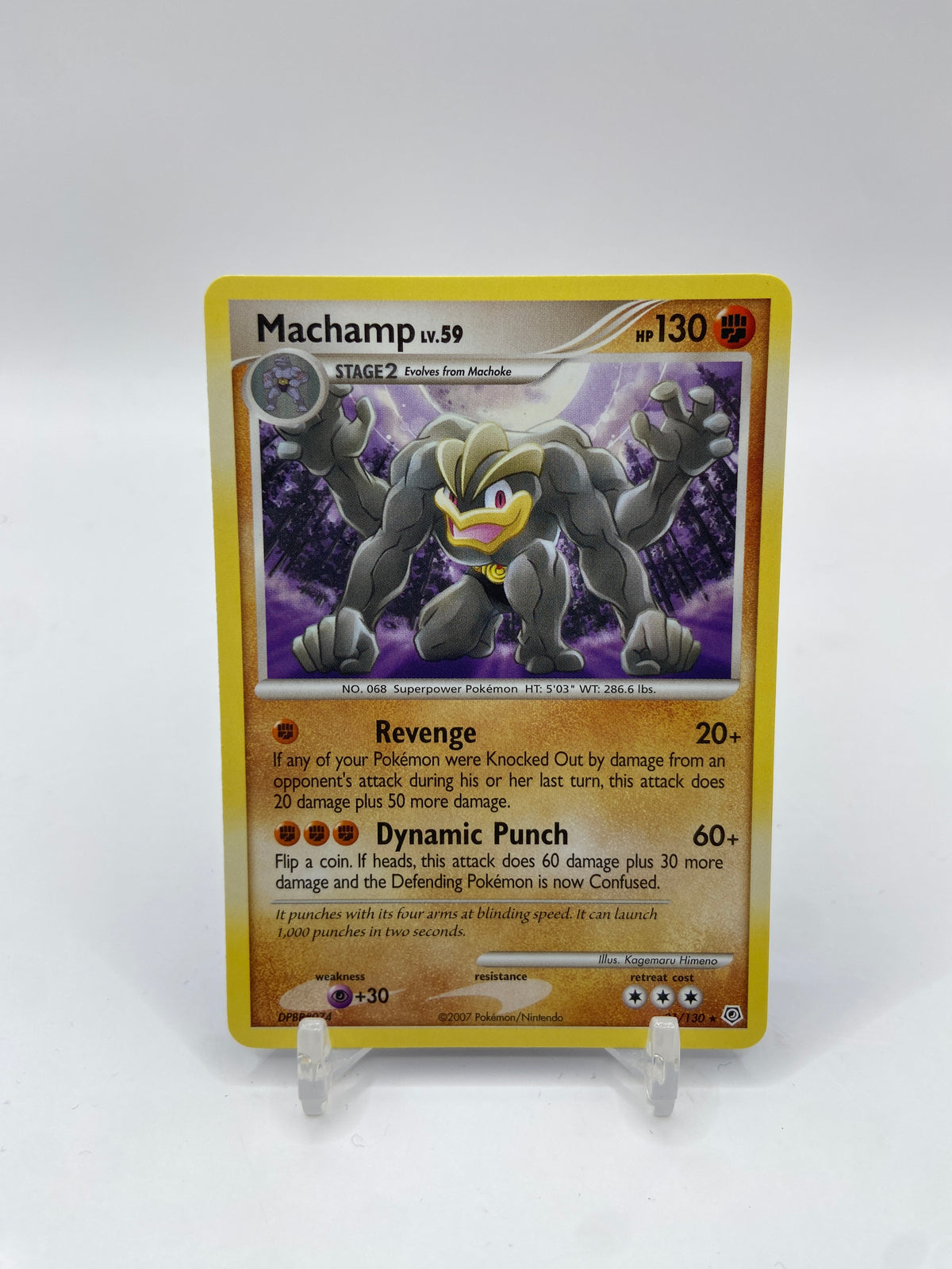 Machamp Rare Diamond and Pearl 31/130