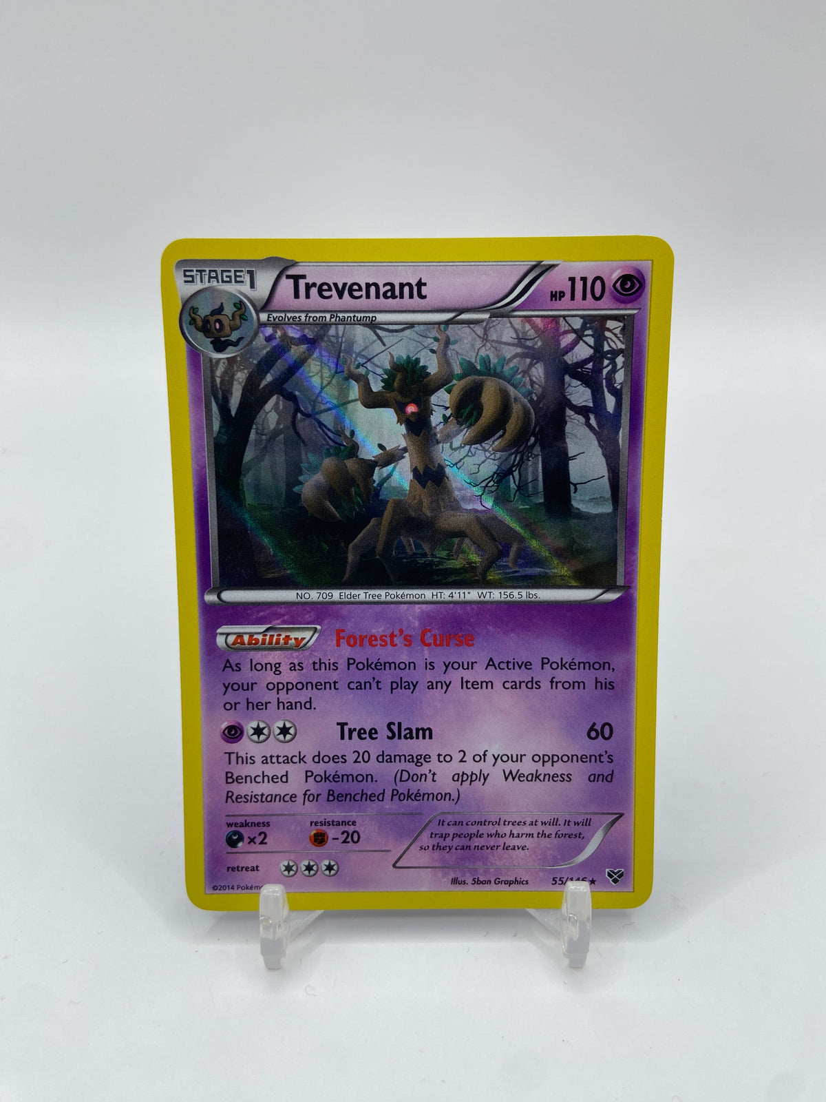 Trevenant Holo XY Base Set 55/146
