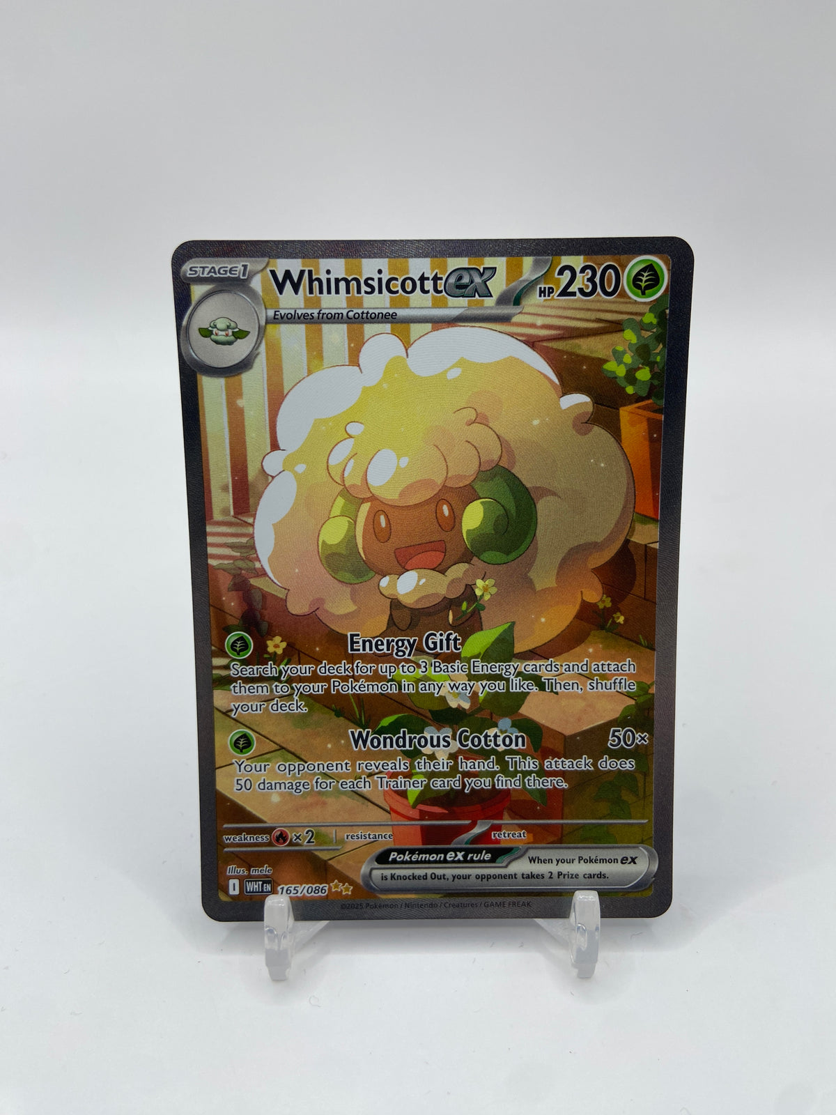 Whimsicott ex Alt Art Secret Rare White Flare 165/086