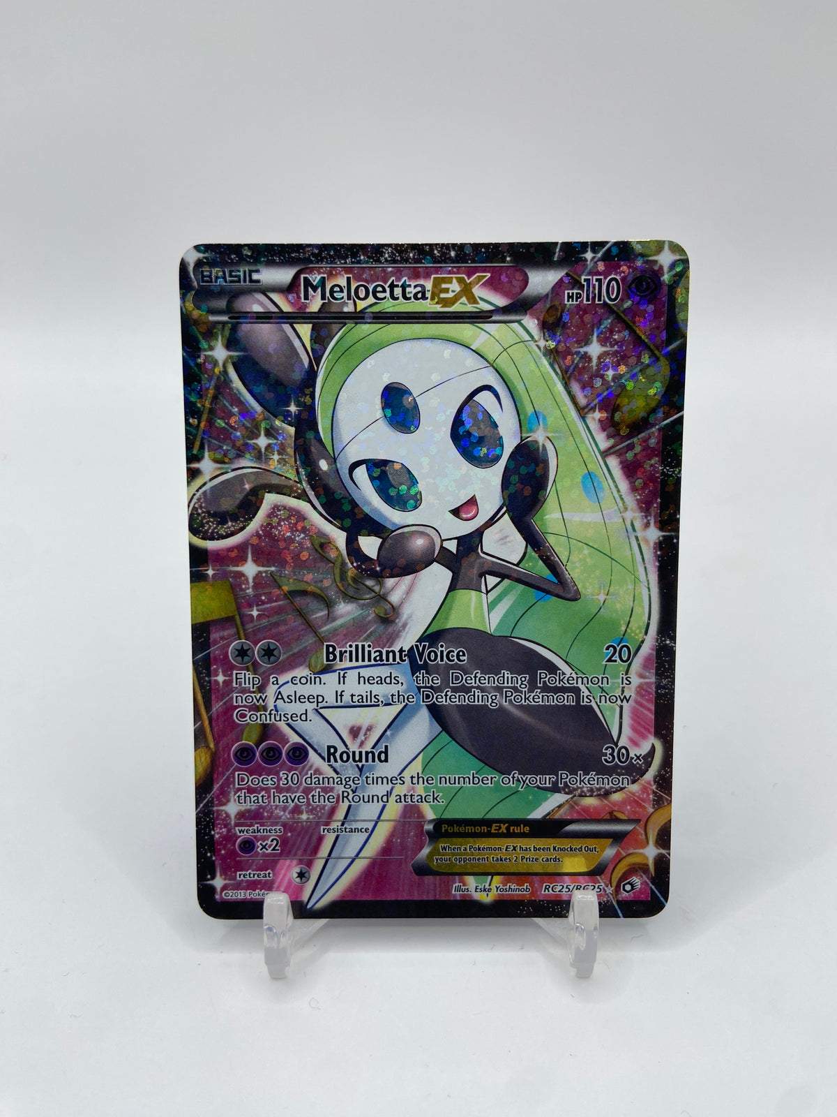 Meloetta EX (Full Art) Legendary Treasures: Radiant Collections RC25/RC25