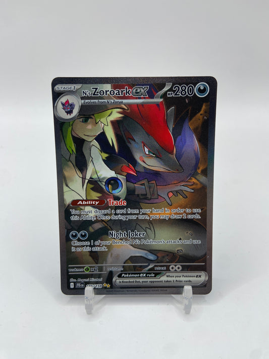 N's Zoroark ex Alt Art Secret Rare Journey Together 185/159