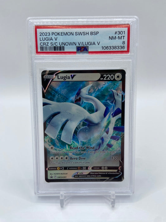 Lugia V Promo SWSH301 PSA 8