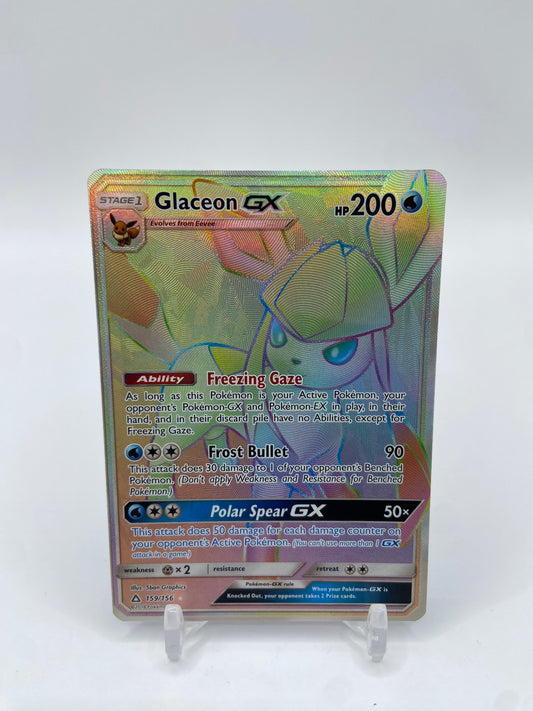Glaceon Gx Rainbow Secret Rare Ultra Prism 159/156