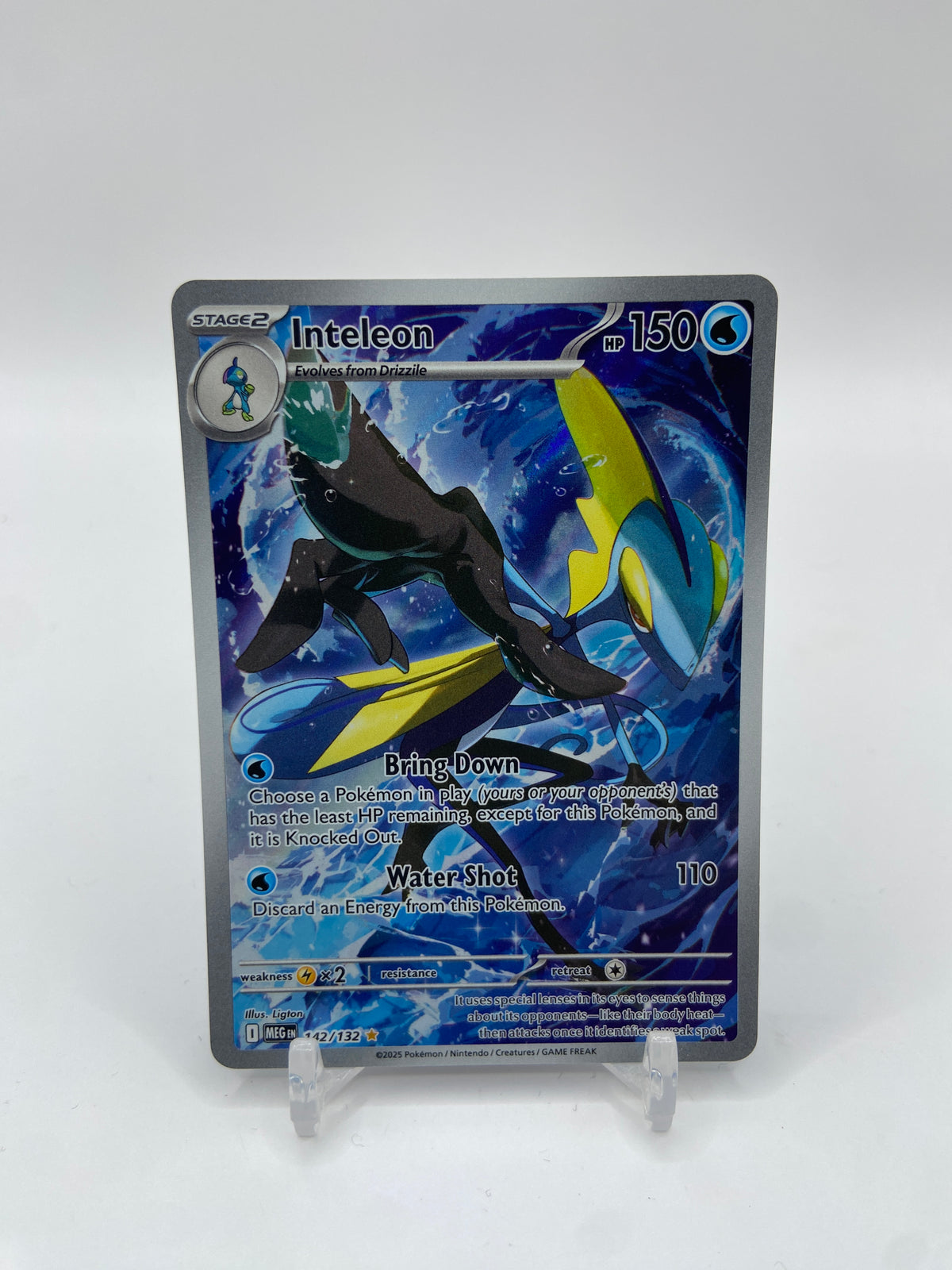 Inteleon Art Rare Full Art Mega Evolution 142/132